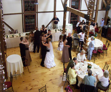 bridal party on the dance floor