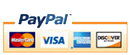 We accept credit cards through PayPal